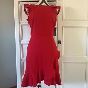 Donna Morgan Red Cocktail Dress Size 10